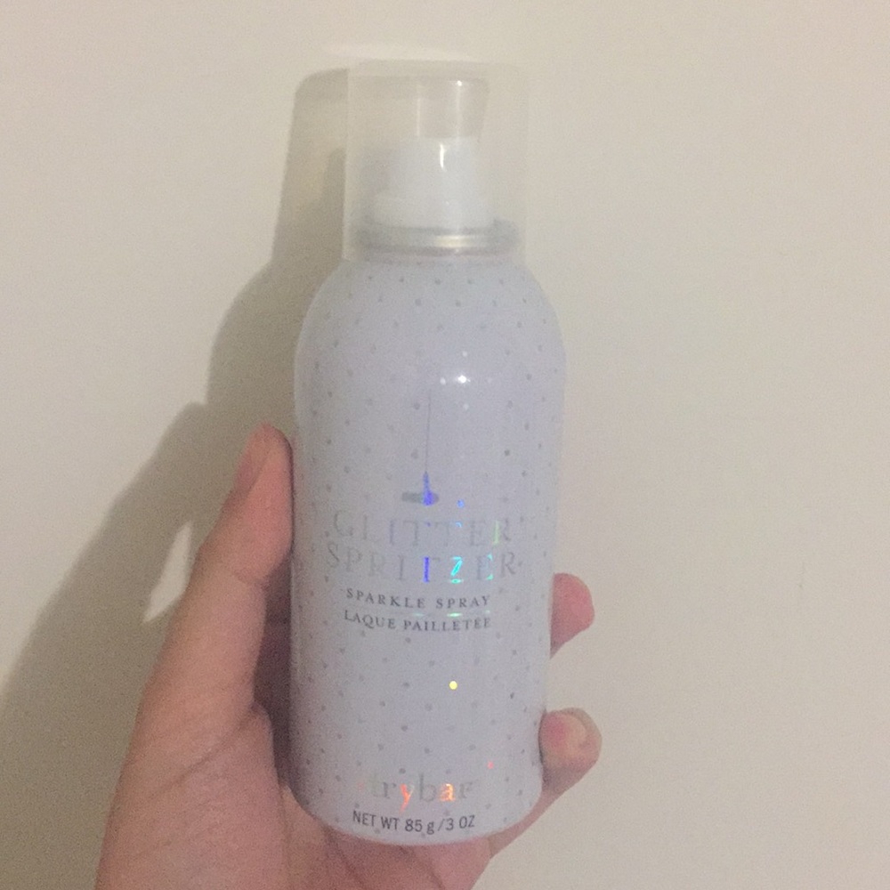 Dry bar sparkle spray